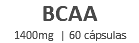 BCAA 1400mg | 60 cápsulas