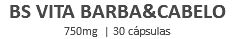 BS VITA BARBA&CABELO 750mg | 30 cápsulas