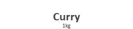  Curry 1kg